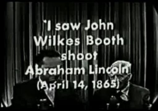 Lincoln Assassination Witness on Ive Got a Secret