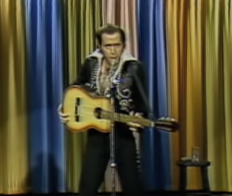Andy Kaufman Imitates Elvis on Johnny Carson