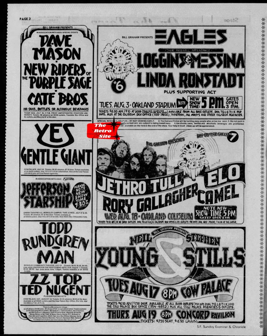 Concert Scene 1976 - Retro Reminiscing Video and Pictures - Do You Remember
