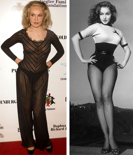 Julie Newmar- Then and Now. 