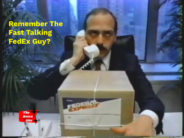 The Fast Talking Guy  FedEx Commercial